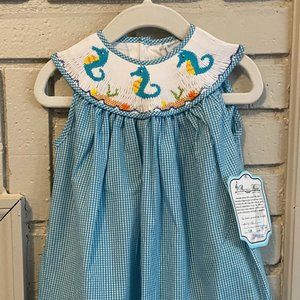 Seahorse Smocked Dress